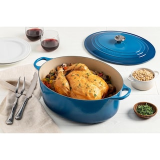 Foto 7 | Foto 7 | Le Creuset Horno Holandés Ovalado De Hierro Fundido Esmaltado 8 Cuartos De Galón Marsella