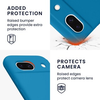 Foto 7 | Foto 7 | Kwmobile Carcasa Compatible Con Google Pixel 8a Funda - Case Tpu Y Silicona Antigolpes - Apto Carga