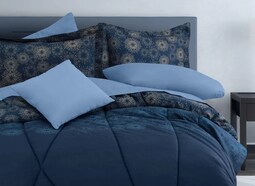 Set Edredon Con Fundas Decorativas Dalfiori Drusel Matrimonial