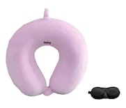 Cómodo Cojín Para El Cuello Almohada De Espuma Lila