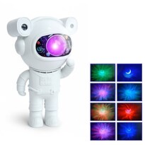 Proyector De Galaxia Astronauta Cm-top De Color Blanco