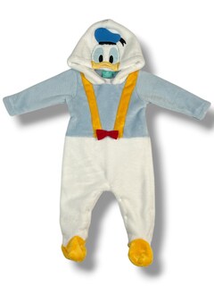 Foto 1 | Foto 1 | Mameluco Con Gorro Bebe Niño Pato Donald Disney