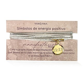 Foto 1 | Foto 1 | Pulsera Manifestación 11:11 De Cuero Varias Vueltas Vangania