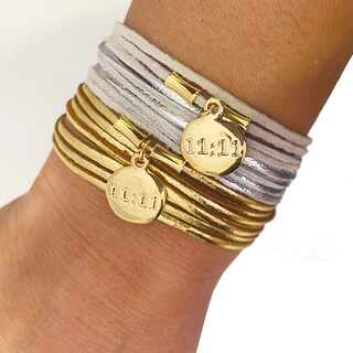 Foto 2 | Foto 2 | Pulsera Manifestación 11:11 De Cuero Varias Vueltas Vangania