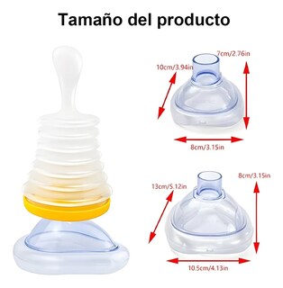 Foto 4 | Foto 4 | Aspirador Nasal Manual Para Bebés Belug Extractor De Mocos Transparente Amarillo
