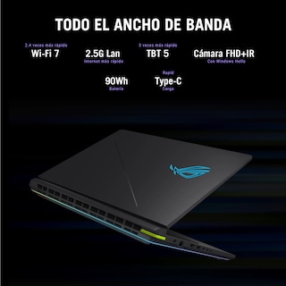 Foto 3 | Foto 3 | Laptop Asus Rog Strix G18 Rtx 5070 Intel Core Ultra 9 32 Gb 2tb Ssd 18'' Fhd 144hz + Copilot Negra