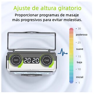 Foto 4 | Foto 4 | Masajeador Eléctrico Belug Recargable Estimulador Músculo 36 Modos Negro