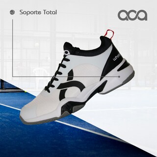 Foto 4 | Foto 4 | Tenis para Pádel Aca Atrium Blanco con Gris