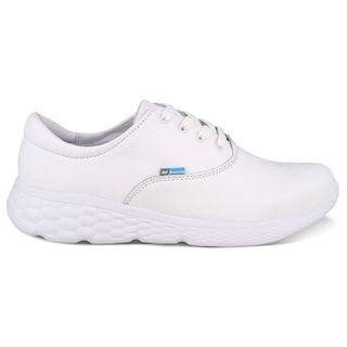 Foto 3 | Foto 3 | Zapato Clínico Enfermera Médico De Piel Dominiq 2872 Blancos Ligeros