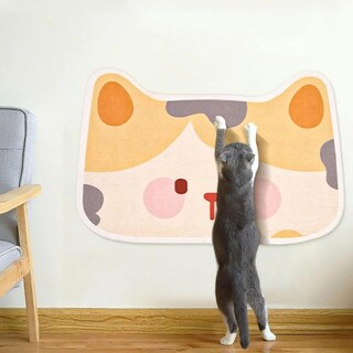 Foto 4 | Foto 4 | Tapete Rascador Para Gatos Diseño De Gato Amarillo