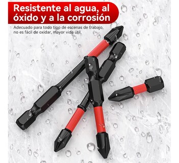 Foto 4 | Foto 4 | 34 Piezas De Brocas Lab.g Magnéticas De Alta Dureza Negro Rojo