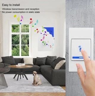 Foto 4 | Foto 4 | Timbre Inalámbrico Para Exteriores Sonido Hogar Alto Alcance