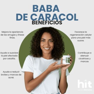 Foto 2 | Foto 2 | Hit Crema Con Baba De Caracol Cuidado Facial De Uso Diario 60 G