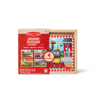 Foto 3 | Foto 3 | Puzzle Melissa & Doug Vehicles 4 En 1 De Madera 48 Piezas - Venta Internacional.