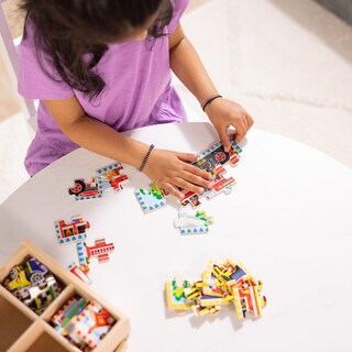 Foto 6 | Foto 6 | Puzzle Melissa & Doug Vehicles 4 En 1 De Madera 48 Piezas - Venta Internacional.