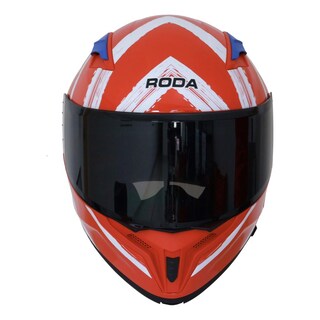 Foto 4 | Foto 4 | Casco Roda Force Evo Blanco The Goat Abatible Mica Humo Svs Blanco