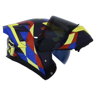 Foto 6 | Foto 6 | Casco Roda Force Evo Negro Ave Abatible Mica Humo Svs Negro