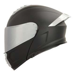 Foto 1 | Foto 1 | Casco Roda Pilot Negro Mate Mica Plateada Abatible Svs Negro