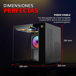 Foto 5 | Foto 5 | Gabinete Gamer Balam Rush Tank 3500 M-atx 3 Fan Br-943871