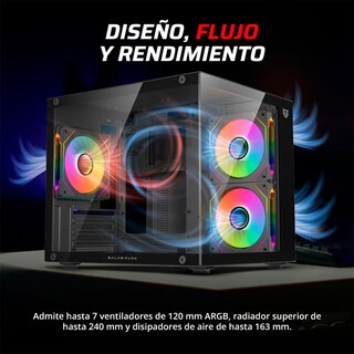 Foto 3 | Foto 3 | Gabinete Gamer Balam Rush Tank 3700 M-atx 3 Fan Br-943864