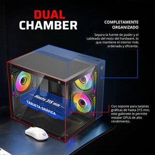 Foto 5 | Foto 5 | Gabinete Gamer Balam Rush Tank 3700 M-atx 3 Fan Br-943864