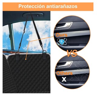 Foto 2 | Foto 2 | Cubre Asiento Para Perro Lab.g Mascotas De Auto Funda Impermeable Negro