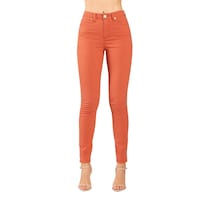 Pantalón Skinny Ocre para Mujer