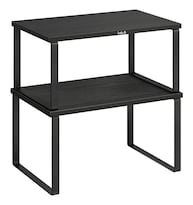 2 Piezas Organizador De Armario Lab.g Apilable Multifuncional Negro