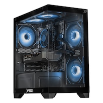 Computadora Gamer Xtreme Pc Gaming Rtx 5050 Core I5 12400f 32gb Ddr5 Ssd 1tb Wifi Bt W11 Black Gaming Estable En Calidad Media
