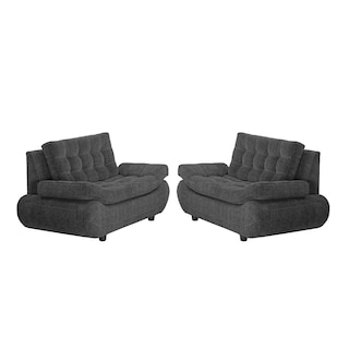 Foto 1 | Foto 1 | Sala Rogga Bali Color Gris Oxford 2 Piezas (2 Love Seat )