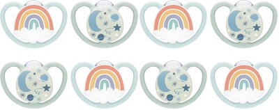 Foto 1 | Foto 1 | Chupete Nuk Space De Ortodoncia Que Brilla En La Oscuridad Tamaño 1 Paquete 2 - Venta Internacional.