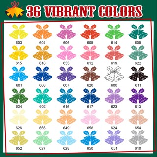 Foto 5 | Foto 5 | Marcadores De Pintura Acrílica Amamao 36 Colores Punta De Pincel Suave - Venta Internacional.