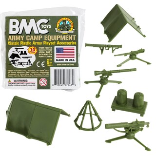 Foto 1 | Foto 1 | Juego De 10 Piezas De Plástico Verde Army Camp Accessories Bmc Toys - Venta Internacional.