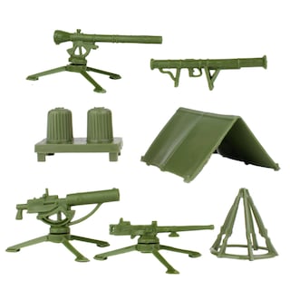 Foto 3 | Foto 3 | Juego De 10 Piezas De Plástico Verde Army Camp Accessories Bmc Toys - Venta Internacional.