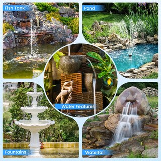 Foto 6 | Foto 6 | Kit De Filtro De Estanque Poposoap Con Bomba De Agua 12 W Solar Y 160 Gph - Venta Internacional.