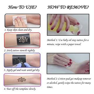 Foto 4 | Foto 4 | Kit De Tatuajes Temporales Newcraft Brown 64 Unidades 5 Botellas - Venta Internacional.