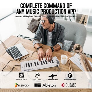 Foto 2 | Foto 2 | Mini Controlador De Teclado Midi Usb Usb M-vave De 25 Teclas - Venta Internacional.