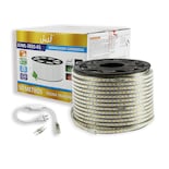 Manguera Led Exterior 50 Mts Luz Blanca Y 5 Conectores Jwj