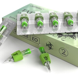 Foto 6 | Foto 6 | Agujas De Tatuaje Wormhole 21rm 20 Unidades Desechables Con Forma Cónica De 3 5 Mm - Venta Internacional.