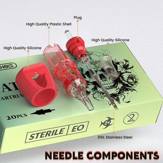 Foto 5 | Foto 5 | Cartucho De Agujas De Tatuaje Wormhole 9m1 3 5 Mm Cónico 20 Unidades - Venta Internacional.