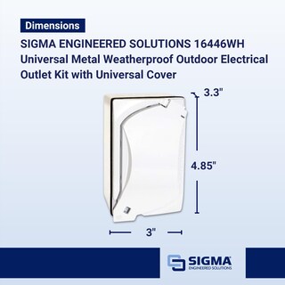 Foto 4 | Foto 4 | Kit De Enchufe Eléctrico Resistente A La Intemperie Sigma De 15 Amperios Para Exteriores - Venta Internacional.