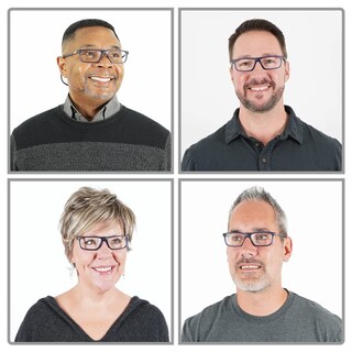 Foto 6 | Foto 6 | Gafas De Lectura Clic Executive M-xl Dark Matte Blue 3.00 - Venta Internacional.