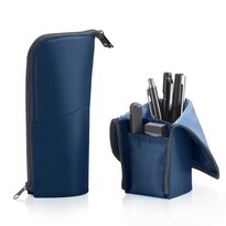 Estuche Para Lápices Kokuyo Neo Critz Organizador Plegable Azul Marino - Venta Internacional.