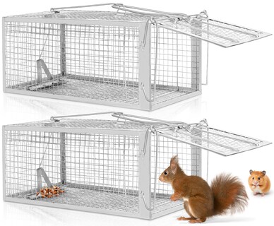 Foto 1 | Foto 1 | Paquete De 2 Jaulas Yjoo Humane Para Ratas 32 X 14 X 12 Cm - Venta Internacional.