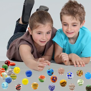 Foto 7 | Foto 7 | 42 Piezas De Canicas De Cristal Hechas A Mano De Dshmixia 1 6 Cm Juguete Brillante - Venta Internacional.