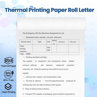 Foto 2 | Foto 2 | Rollos De Papel Térmico Itari M832 M834 8 5 X 28 Cm Paquete De 4 - Venta Internacional.