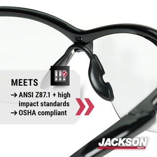 Foto 6 | Foto 6 | Gafas De Seguridad Jackson Sg Ansi Z87.1 Lentes Transparentes Paquete De 12 - Venta Internacional.