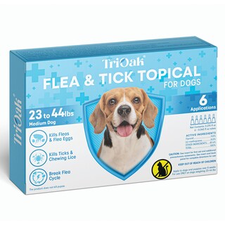 Foto 1 | Foto 1 | Trioak Tópico Para Pulgas Y Garrapatas Para Perros Medianos De 23 A 44 Libras Paquete De 6 - Venta Internacional.