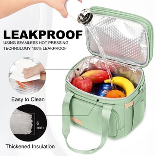 Foto 2 | Foto 2 | Fiambrera Maplelily De Doble Piso Con Aislamiento A Prueba De Fugas Color Verde - Venta Internacional.