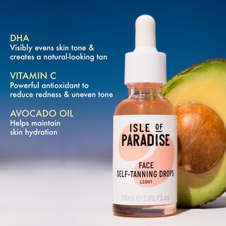 Foto 4 | Foto 4 | Minigotas Faciales Autobronceadoras Isle Of Paradise Ligeras 10 Ml - Venta Internacional.